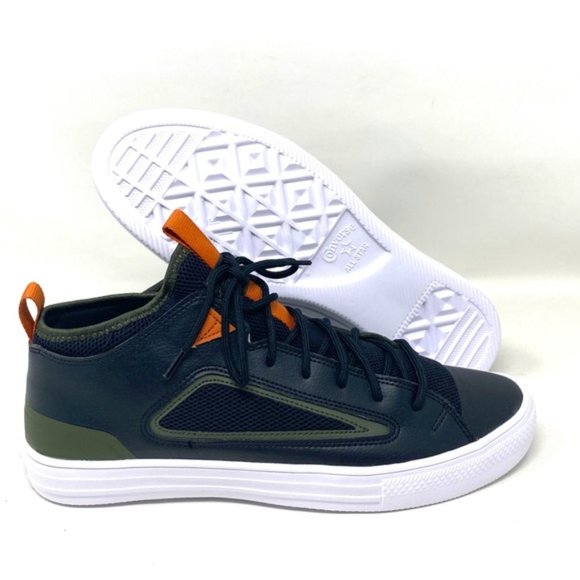 💖MEGA SALE💖Converse Chuck Taylor AS  Ultra OX Black Leather Shoes Men 171407C - Picture 4 of 8